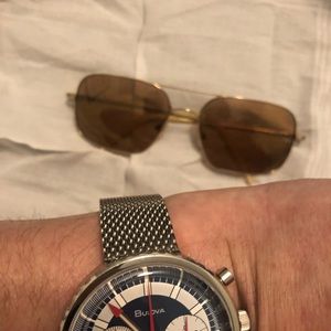 Oliver Peoples Victory 58 Vintage Burn Notice 100% Authentic